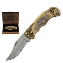 Wolves Folding Boline With Wolf In Box