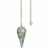 Pendulum Faceted Orgone With Crystals