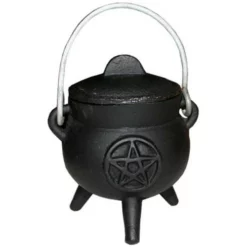 Small Pentagram Cast Iron Cauldron