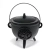 Medium Cast Iron Cauldron - Tree Of Life