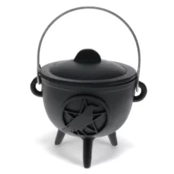 Crows & Ravens Medium Cast Iron Cauldron - Crow