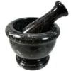 Black Marble Mortar & Pestle Set
