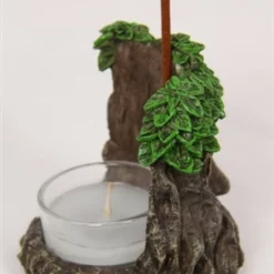 Greenman Incense Holder And Tealight -LifeSizeCutouts Shop C 0016 4 32110.1659189734