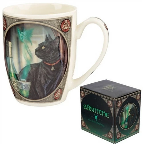 Cats Lisa Parker - Absinthe Cat Mug 1 Cats Lisa Parker - Absinthe Cat Mug