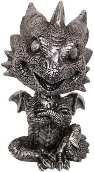Dragons Silver Dragon Bobblehead 1 Dragons Silver Dragon Bobblehead
