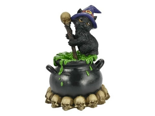 Cats Cat Witch Stirring Magic Cauldron 1 Cats Cat Witch Stirring Magic Cauldron