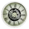 Steampunk Steampunk Clock White