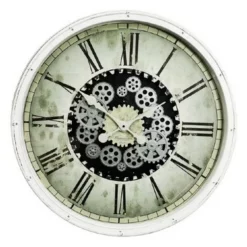 Steampunk Steampunk Clock White