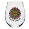 Stemless Wine Glass Mandala