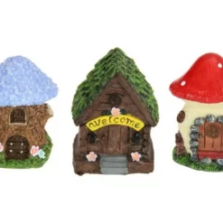 Fairies Set Of 3 Fairy Garden Houses