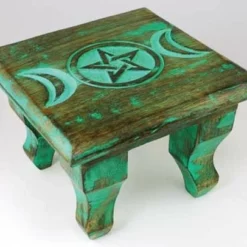 Antiqued Triple Moon Altar Table