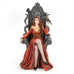 Crows & Ravens Red Queen With Raven Figure