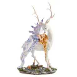 Fairies Woodland Fairy Asleep On Deer Figure