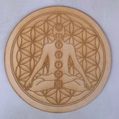 Large Crystal Grid - Chakra Meditation