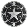 Wall Mosaic With Moon And Pentagram