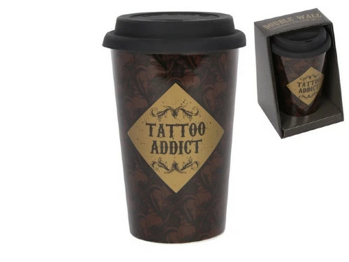 Tattoo Addict Travel Mug 2 Tattoo Addict Travel Mug - Image 2