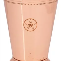 Large Copper Glass With Pentagram