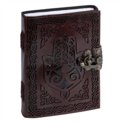 Leather Journal - Hamsa Hand