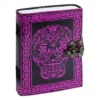 Leather Journal - Pink Sugar Skull