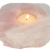 Rose Quartz Candle Holder