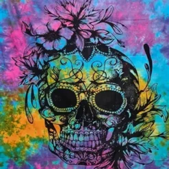 Pretty Skull Tapestry
