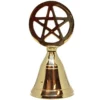 Pentagram Brass Altar Bell