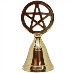 Pentagram Brass Altar Bell