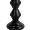 Tall Black Candlestick With Flower Of Life