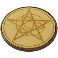 Fancy Crystal Grid - Pentagram + Triquetra