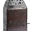 Iron Lantern With Triple Moon