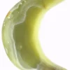 Green Onyx Crescent Moon