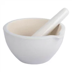 Ceramic White Mortar & Pestles