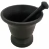 Cast Iron Mortar & Pestle Set