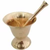 Small Brass Mortar & Pestle Set