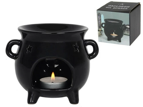 Witches Black Cauldron Oil Burner 1 Witches Black Cauldron Oil Burner