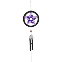 Magickal Designs Windchime - Purple Pentagram
