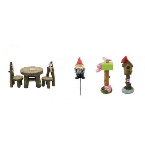 Fairies Set Of 6 - Fairy Garden Accessories 1 Fairies Set Of 6 - Fairy Garden Accessories