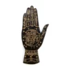 Incense Holder Palmistry Black & Gold