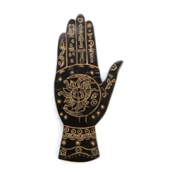 Incense Holder Palmistry Black & Gold