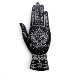 Incense Holder Palmistry Black & White