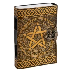 Magickal Designs Leather Pentacle Journal - Various 5 Magickal Designs Leather Pentacle Journal - Various -LifeSizeCutouts Shop SCH0139 69315.1660974284