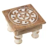 Carved Altar Table - Small White