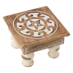 Carved Altar Table - Small White