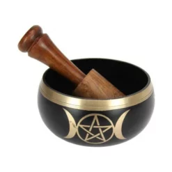 Small Singing Bowl With Triple Moon 