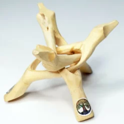 Wooden Folding Tripod Stand With Tree Of Life