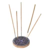 Wooden Incense Holder Pentagram Moons