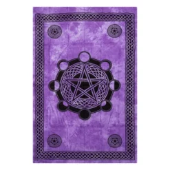 Magickal Designs Moon Cycle Pentagrams Tapestry