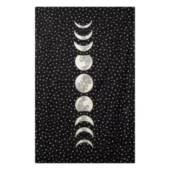 Magickal Designs Moon Phases Night Tapestry