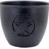 Crows & Ravens Cast Iron Smudge Bowl - Raven Pentacle