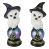 Owl With Witch Hat On Ball - Large
